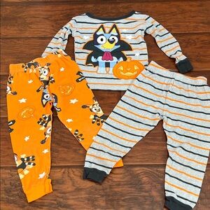 ⭐️⭐️PICK 5 / $20 Bluey Halloween Themed Kids Pajama Set 3T